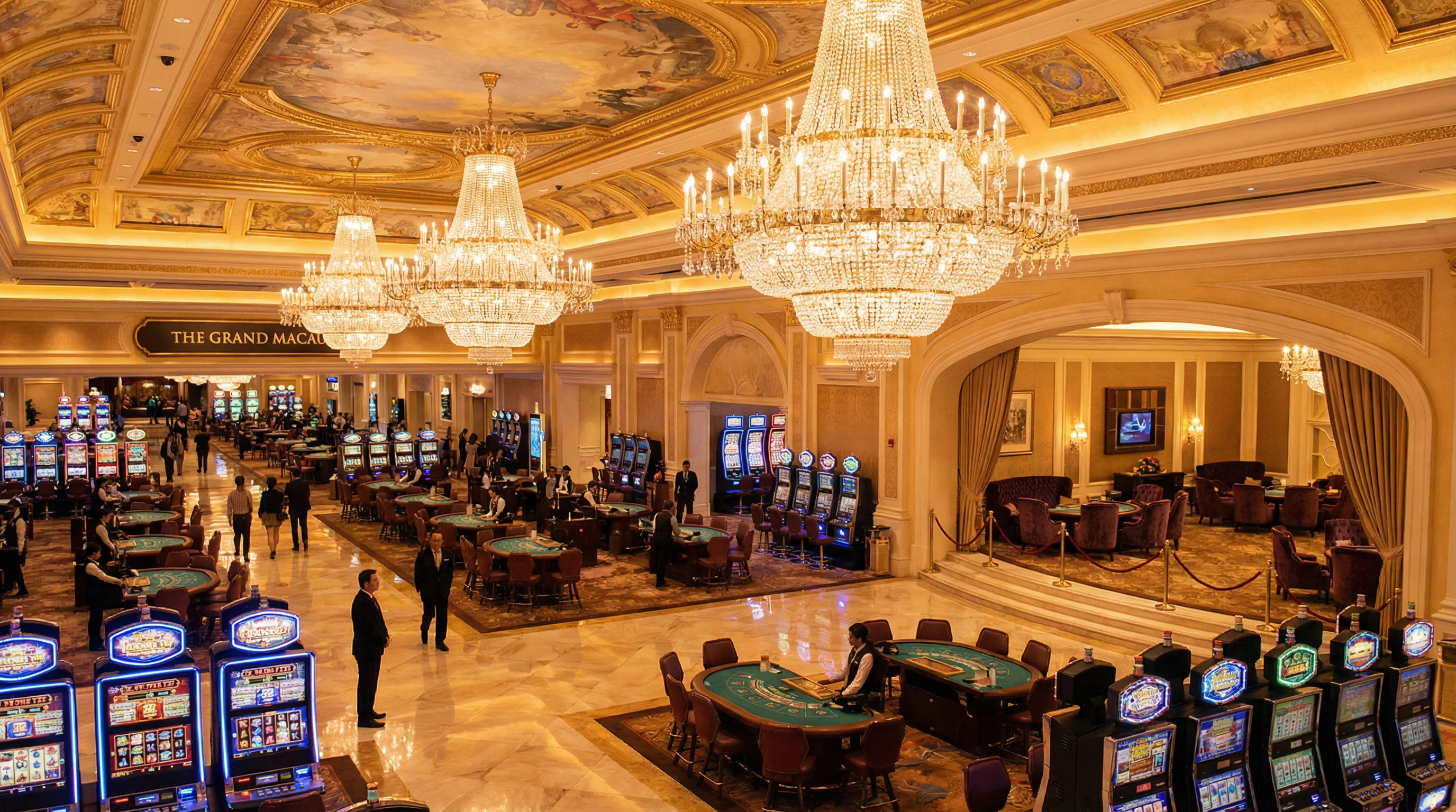 太阳城贵宾厅内部环境